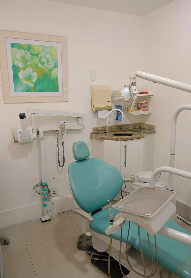 Sillón odontológico del consultorio